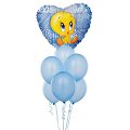Tweety newborn boy balloons!
