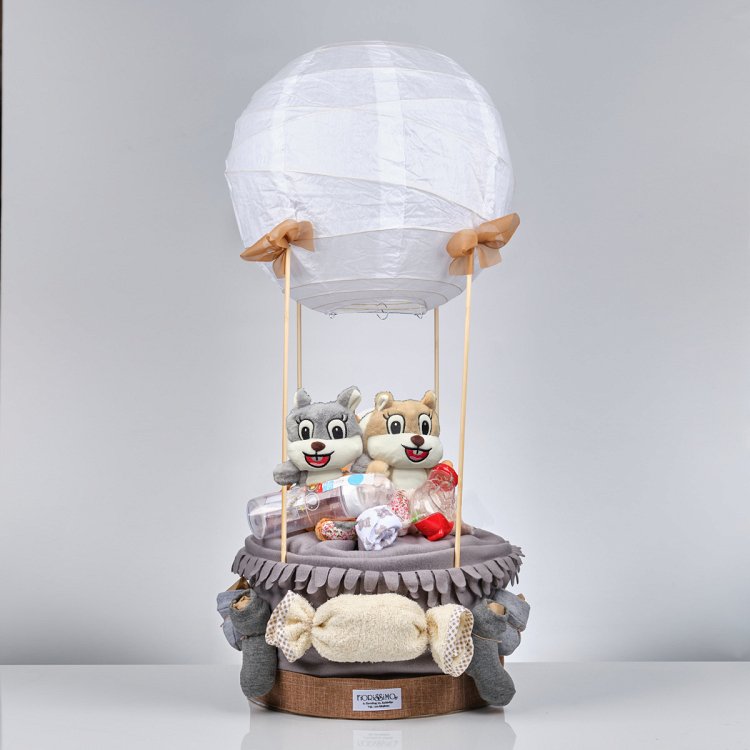 Diaper cake Αερόστατο Πέτα Ψηλά!