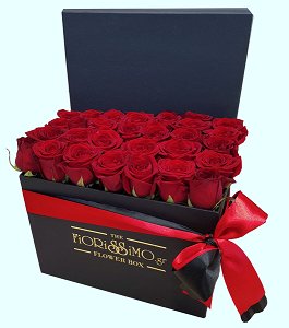 Flower Box Square- Black