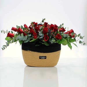 Basket with roses!