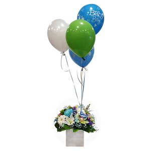Arrangment in blue colors! 