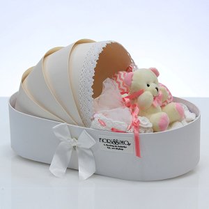 Diaper cake- swing (girl)