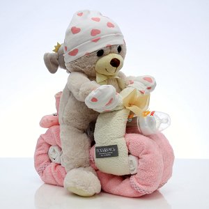 Diaper cake bicycle - Miss Girl!