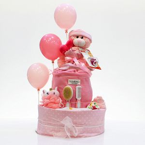Diaper cake n Balloons (Boy - Girl)