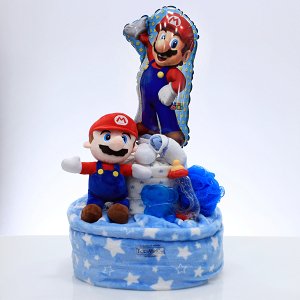 Super Mario diaper cake small