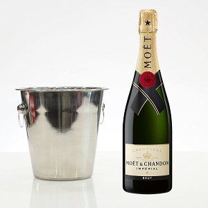 Champagne MOET with champagne bucket