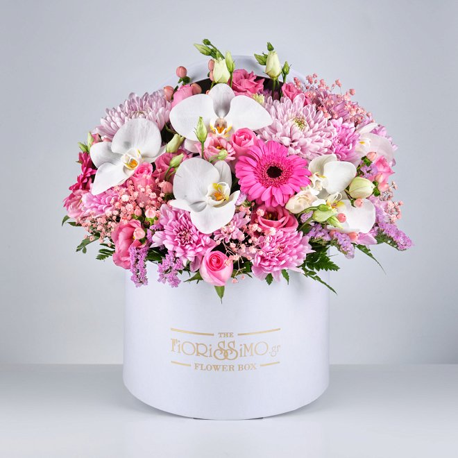 Ροζ Ομορφιά σε Λευκό Κουτί - Luxury