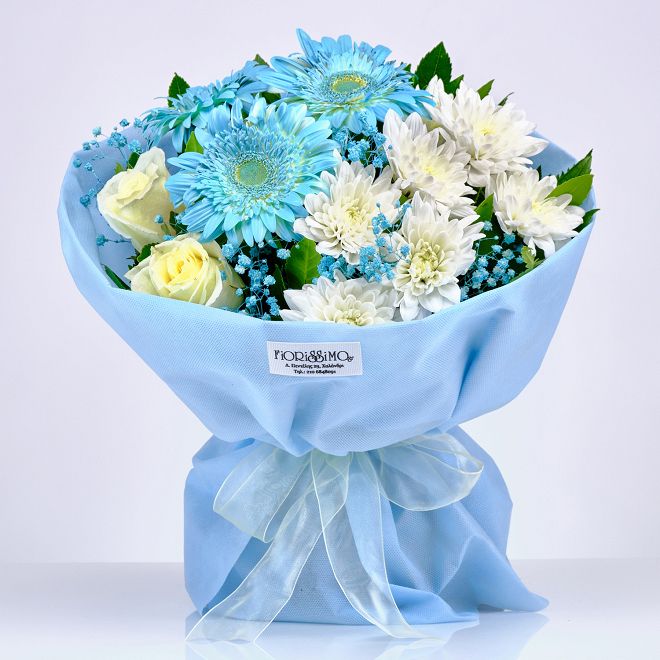 Blue-white bouquet! 