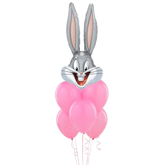 Μπαλόνια ροζ Bugs Bunny