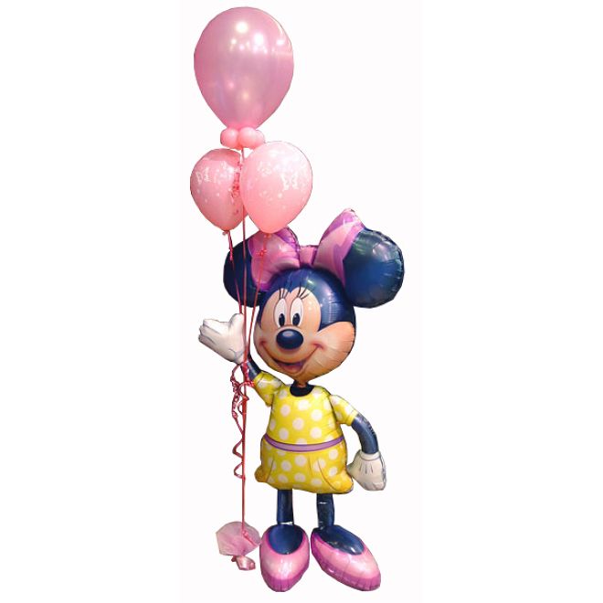 Minnie & Mickey and balloons
