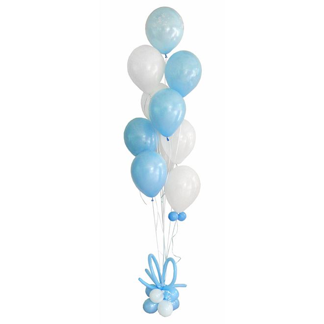 Bouquet of 10 Latex Balloons (BLUE OR PINK)