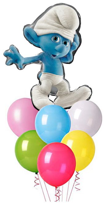 Smurfs balloons