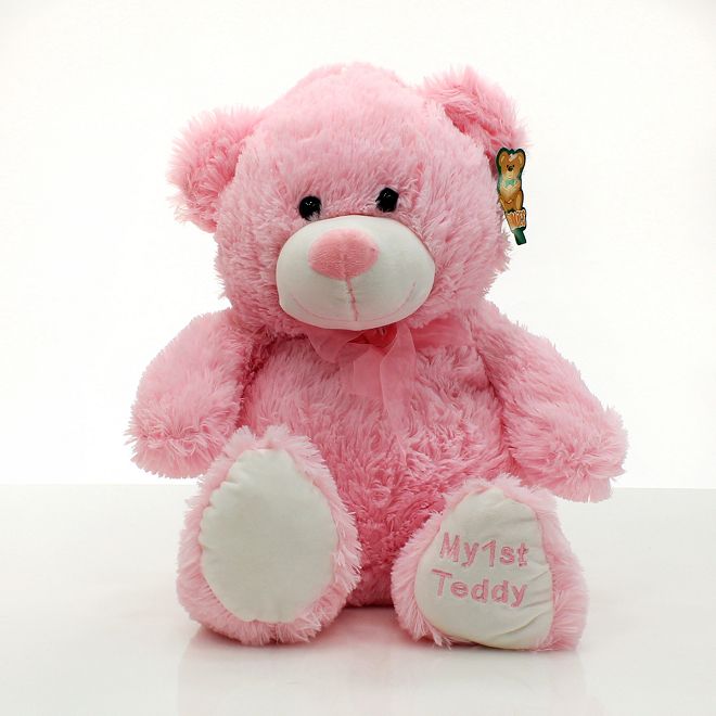 Teddy pink 1st - 40cm