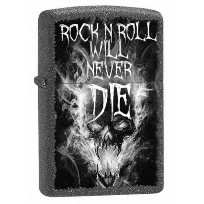 Αναπτήρας Zippo- Rock n Roll will never Die!!
