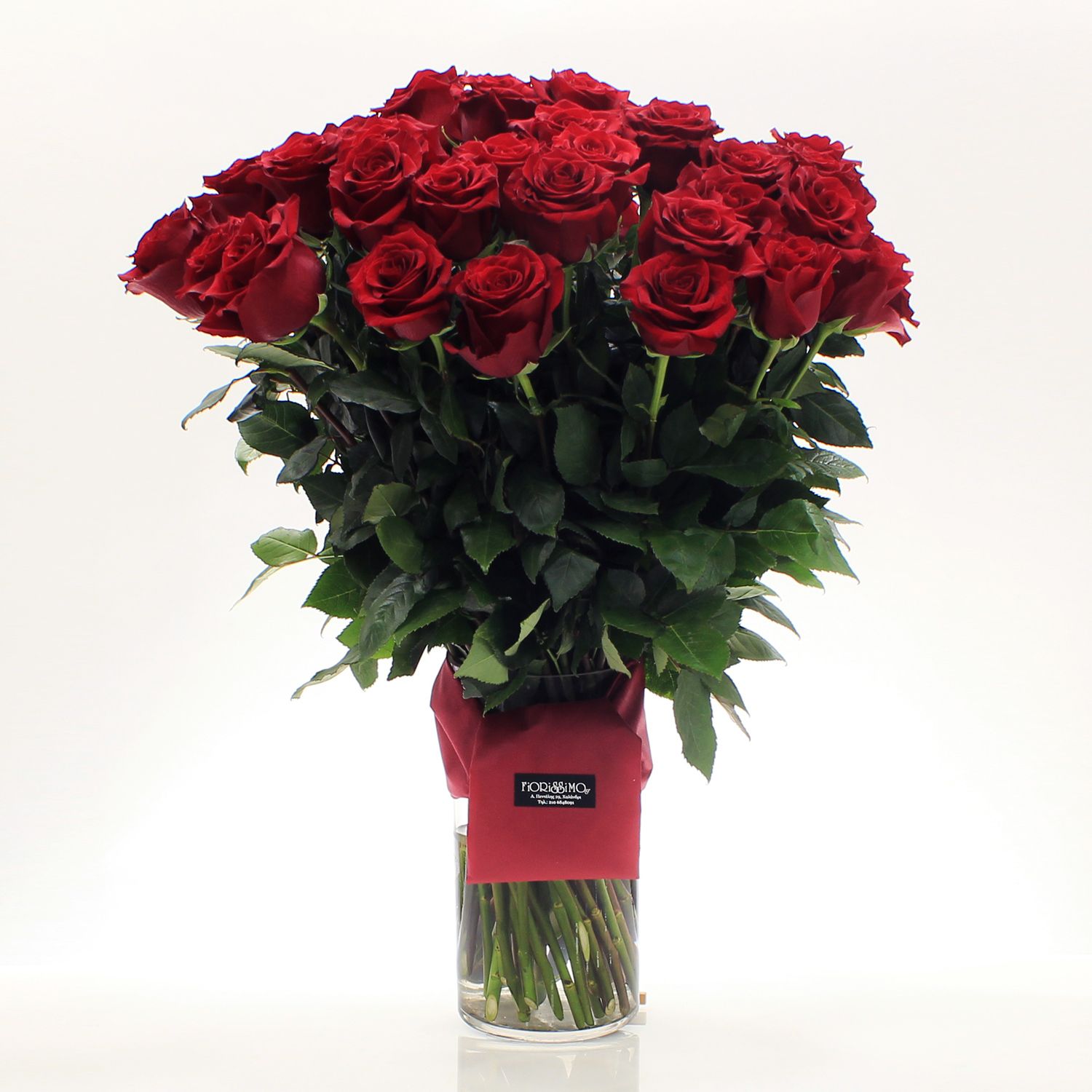 Vase with 51 roses!!
