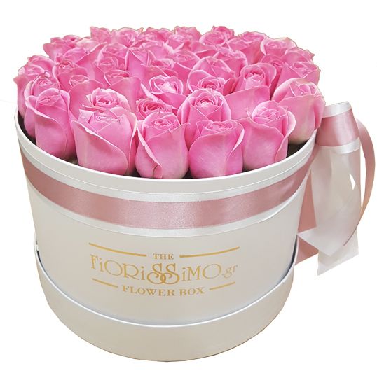 Flower Box XL- White/pink