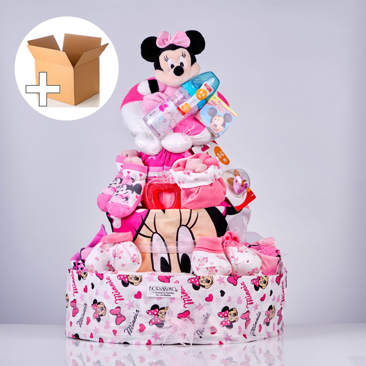 Diaper cake Minnie- Deluxe Courier
