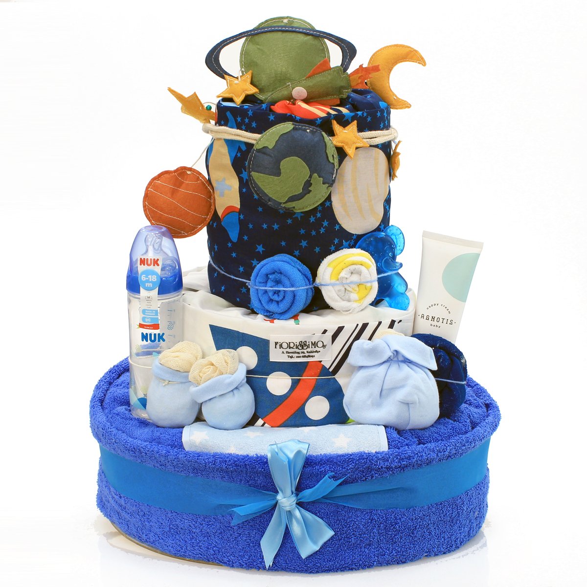 Diaper cake Love you to the moon and back!