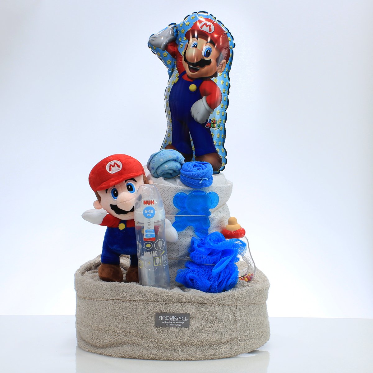 Super Mario diaper cake!
