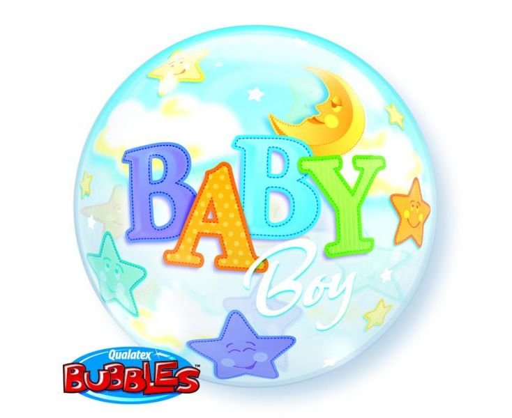 Μπαλόνι Bubble -ίλιον- Αγόρι stars