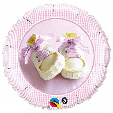 Foil baloon Baby shoes Pink