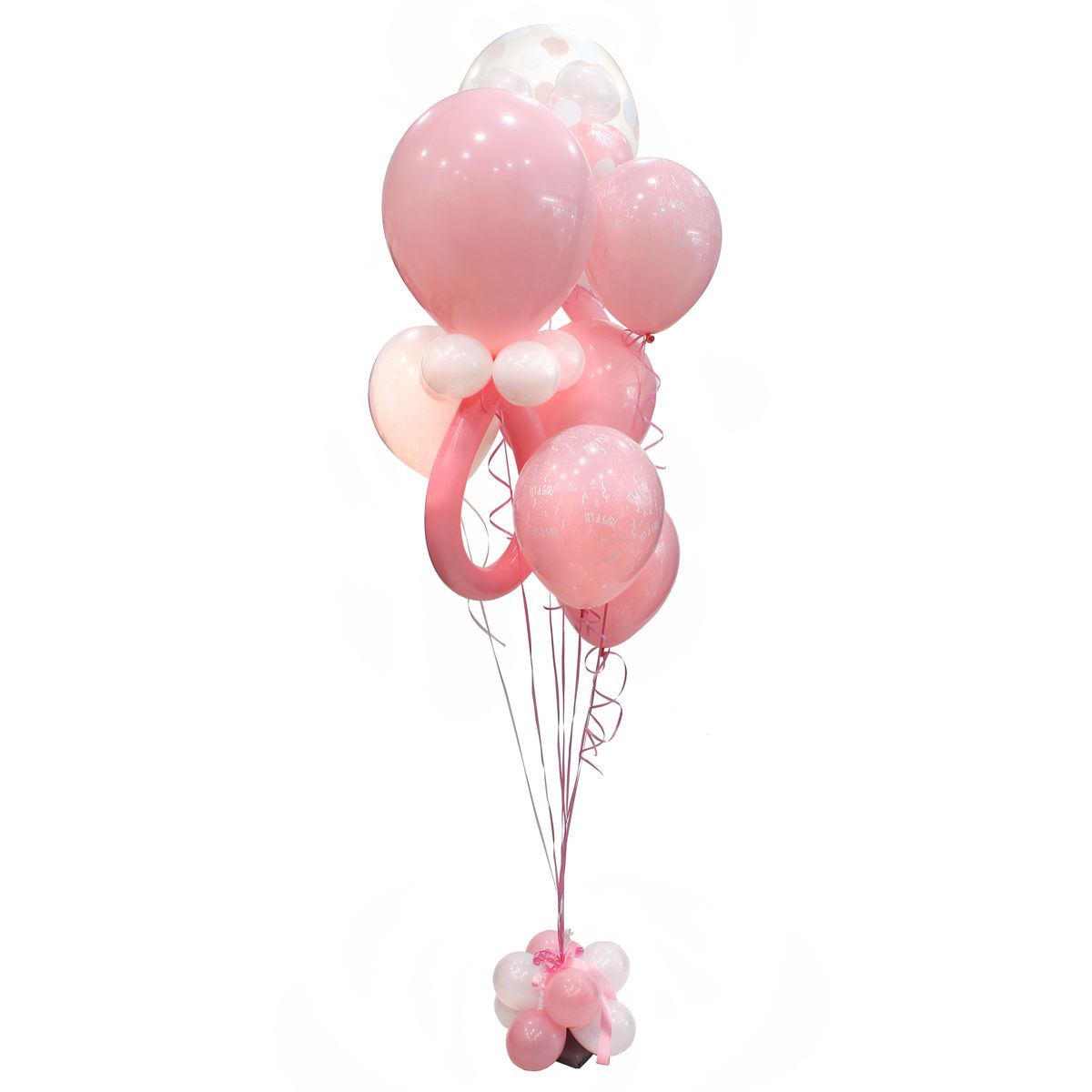 Bouquet Of Latex Stuffed Balloons (blue or pink)