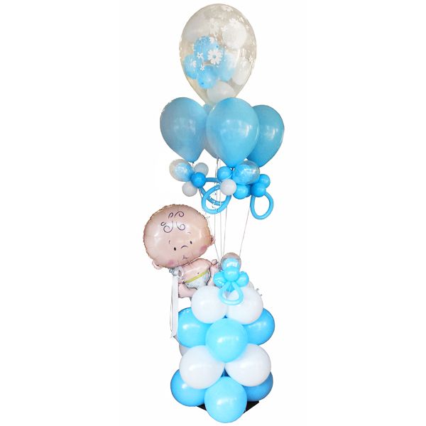 Bouquet Of latex Balloons and Baby Balloon