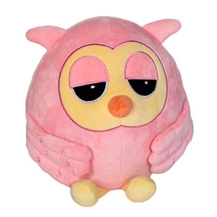 Stuffed Owl Pink 30cm