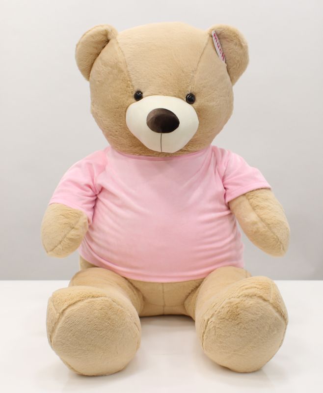 Αρκούδος με μπλούζα-Ροζ-110εκ