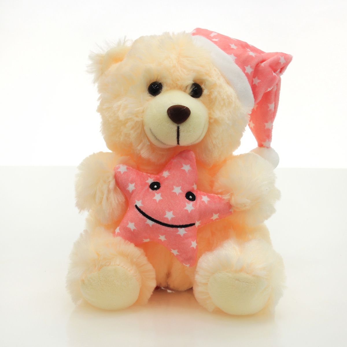 Teddy pink star 20cm