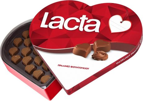Lacta chocolate hearts 165gr!
