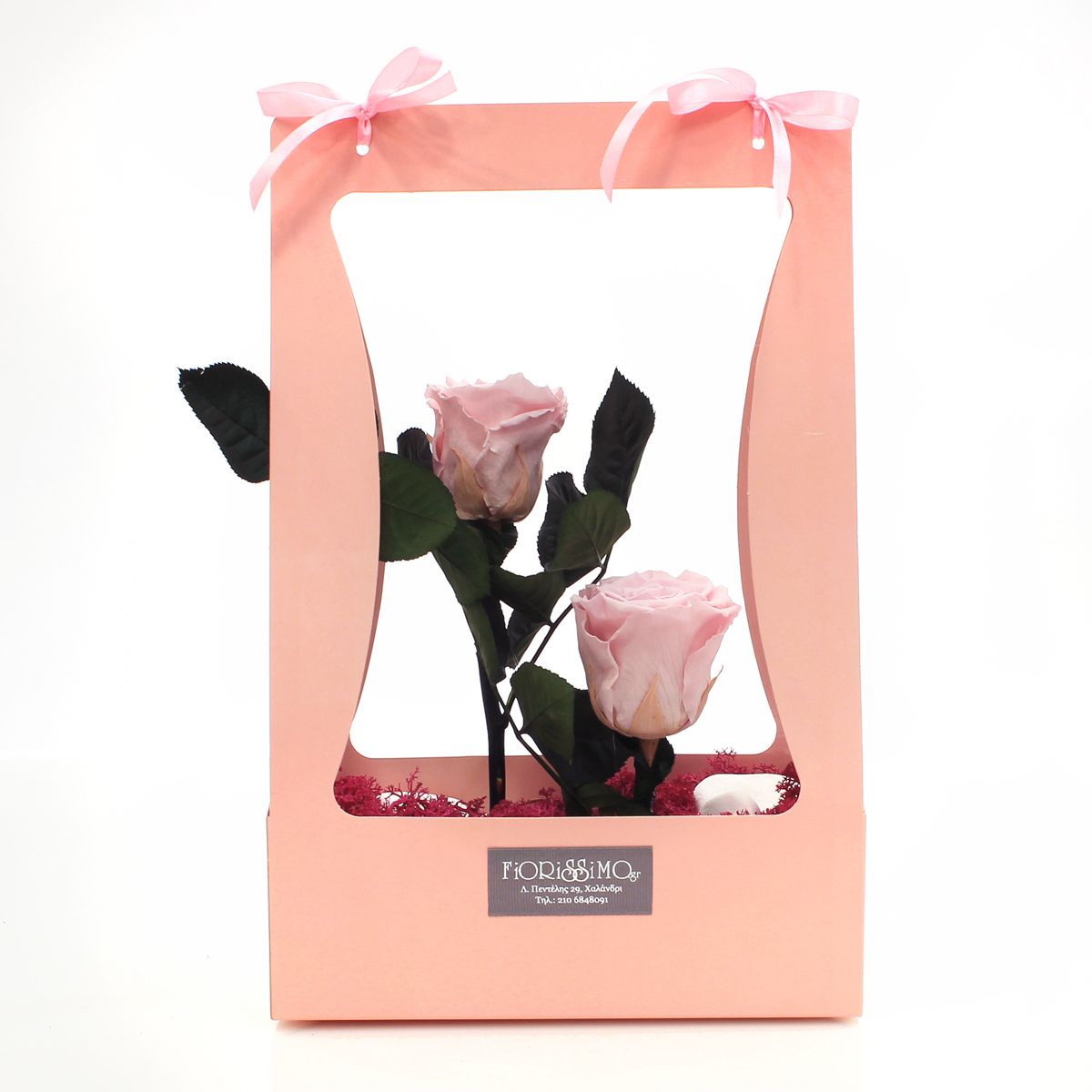 Τριαντάφυλλα Forever Roses σε ροζ κουτί!