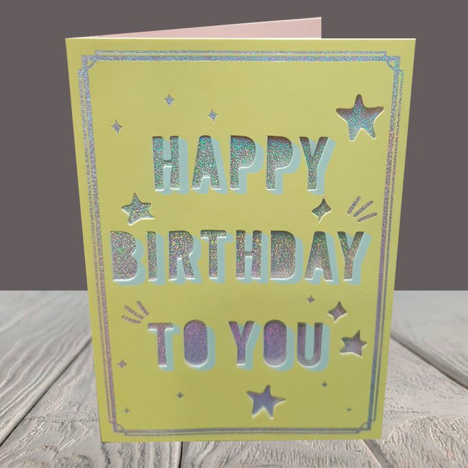 Wish Card Happy Birthday to you!