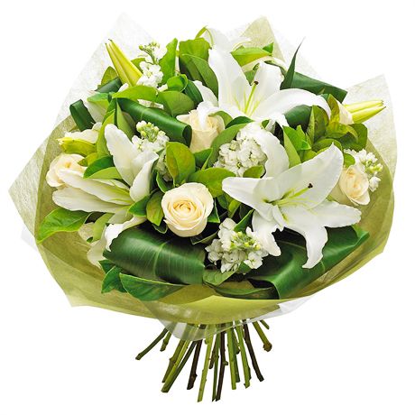 White Bouquet of Flowers!