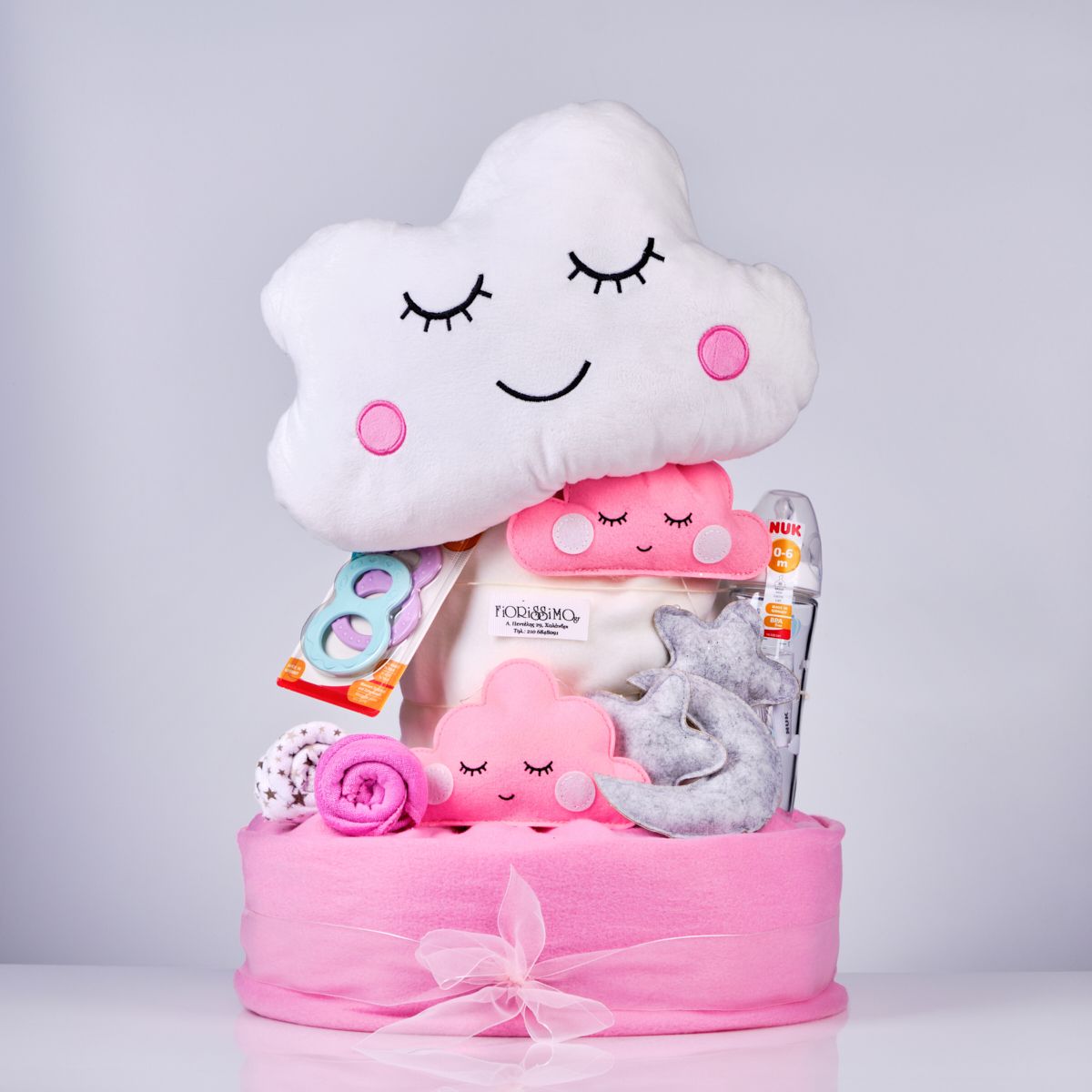 Diaper cake Baby Cloud Girl !