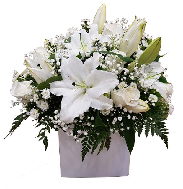 Πολυτέλεια με λευκά λουλούδια!