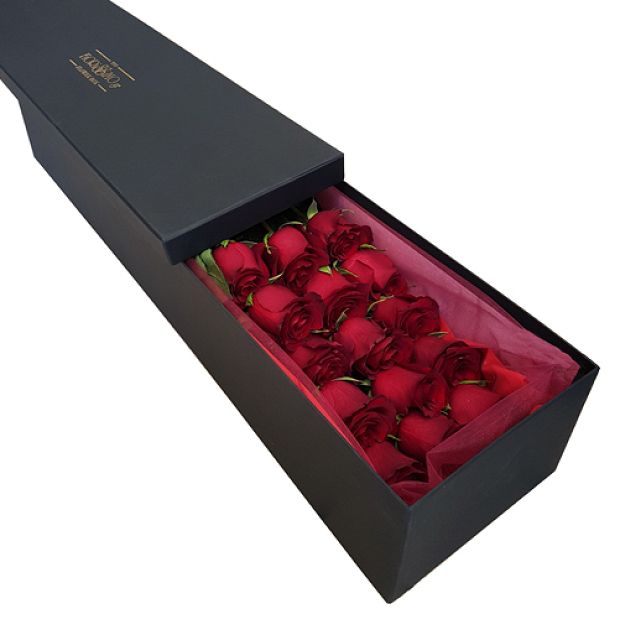 Κουτί με τριαντάφυλλα - Black