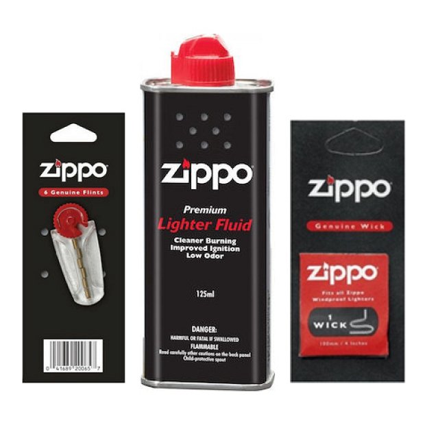 Set of oil-stones-wick for Zippo